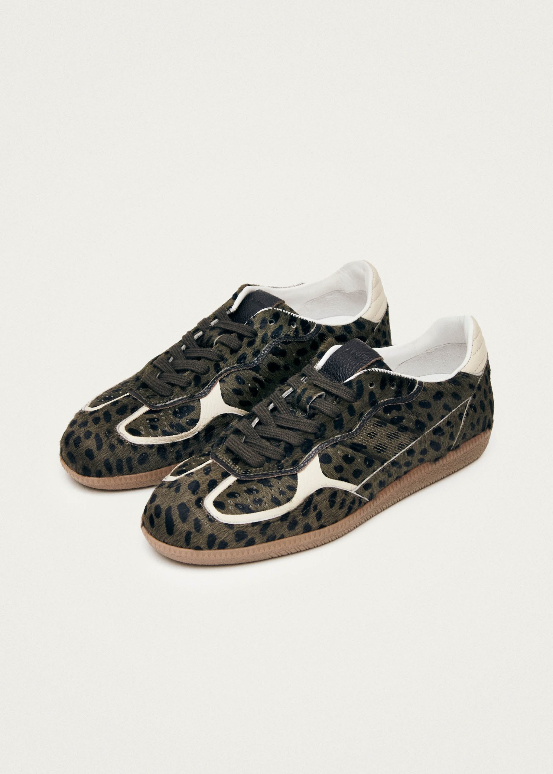 Tb.490 Rife Soft Green Leather Sneakers - Image 2