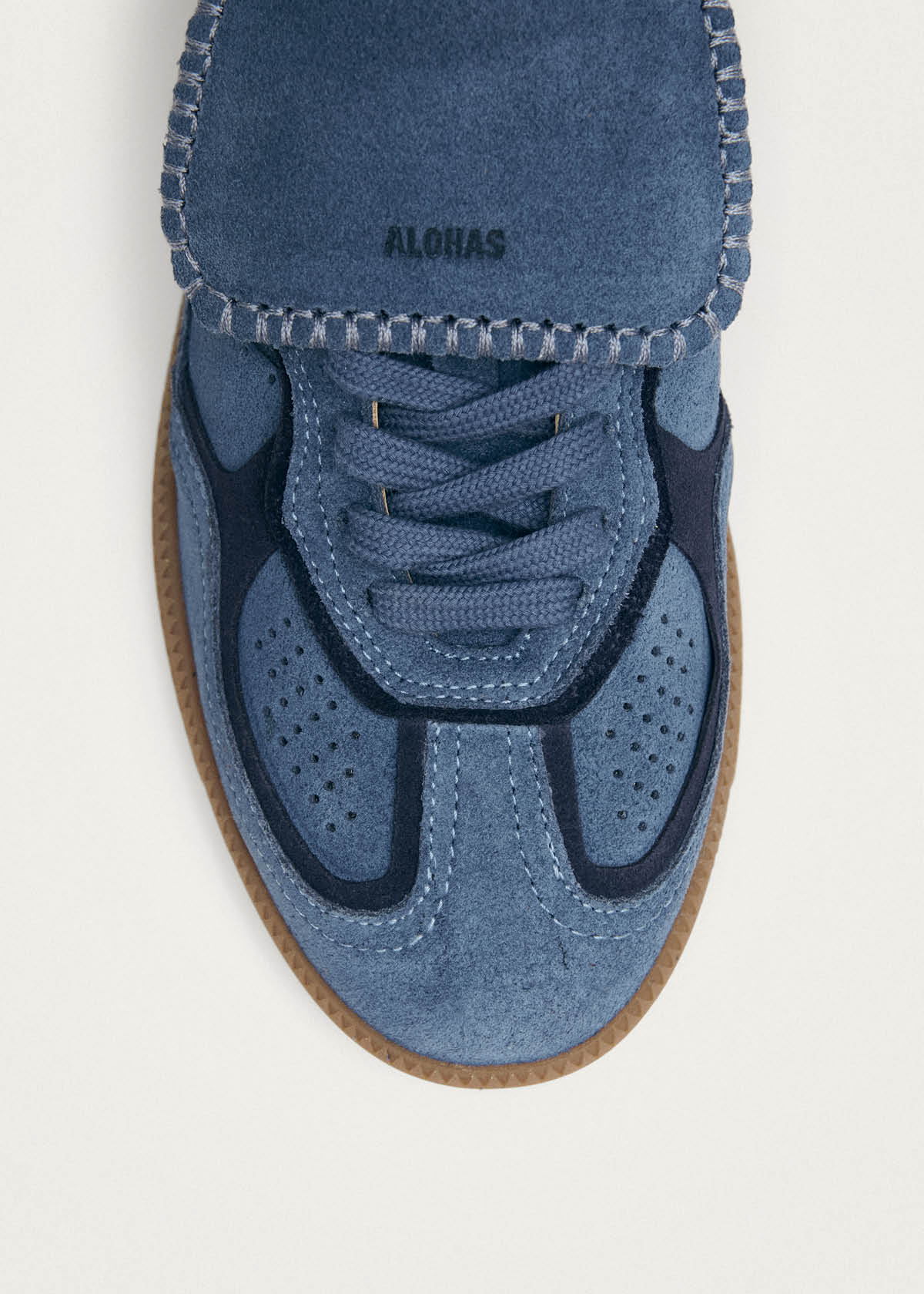 Tb.490 Club Suede Blue Leather Sneakers - Image 7