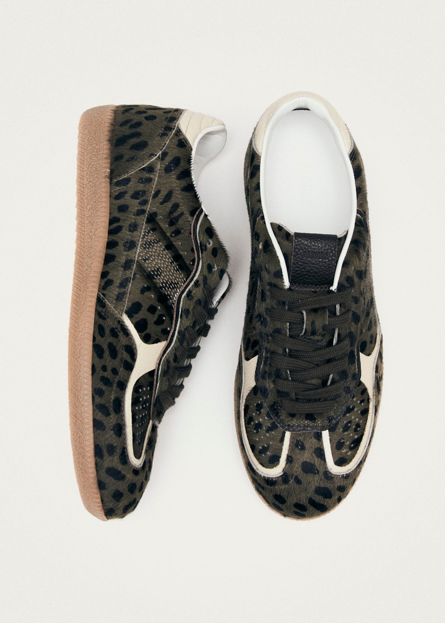 Tb.490 Rife Soft Green Leather Sneakers - Image 6