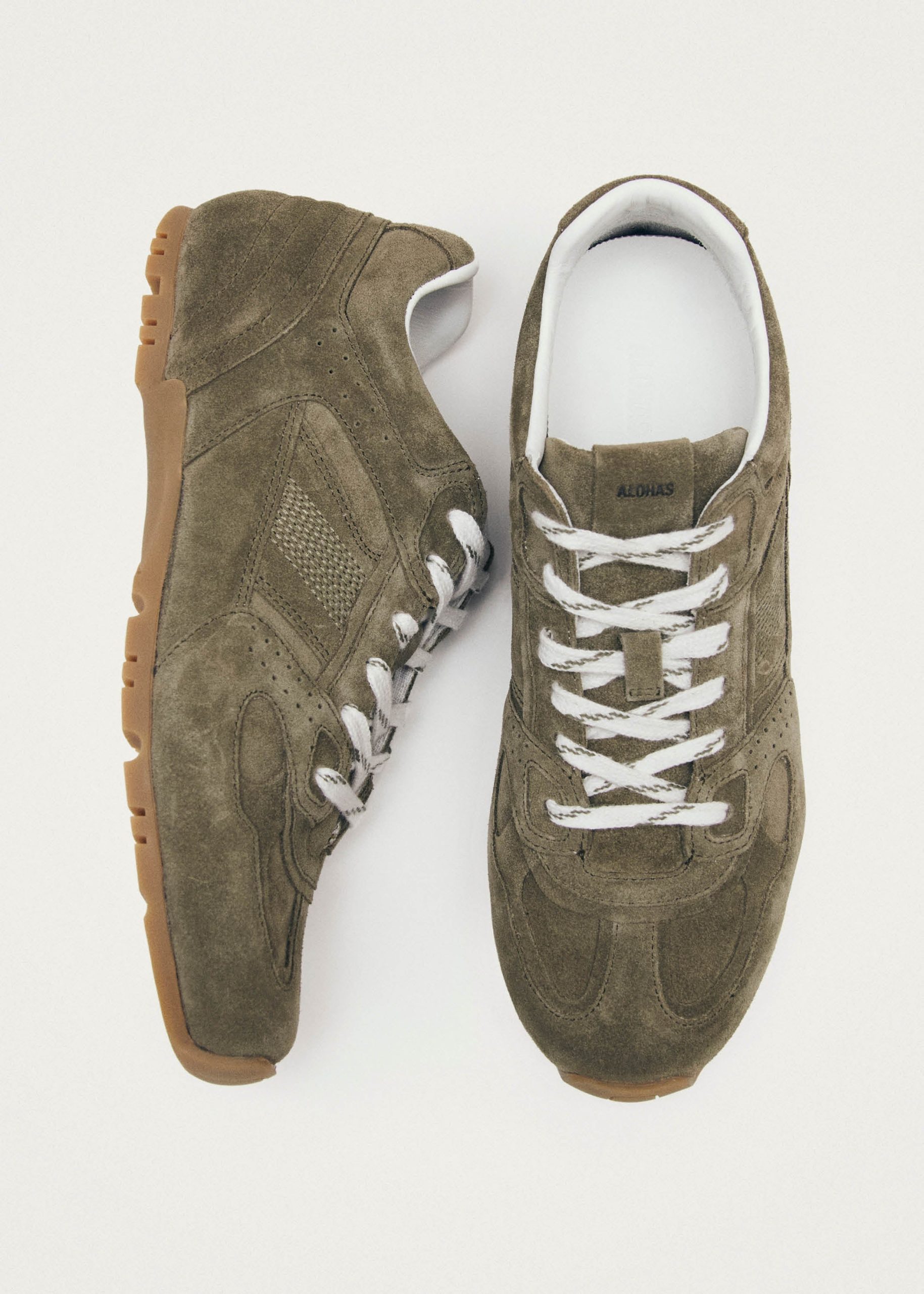 Tb.56 Suede Khaki Leather Sneakers - Image 6