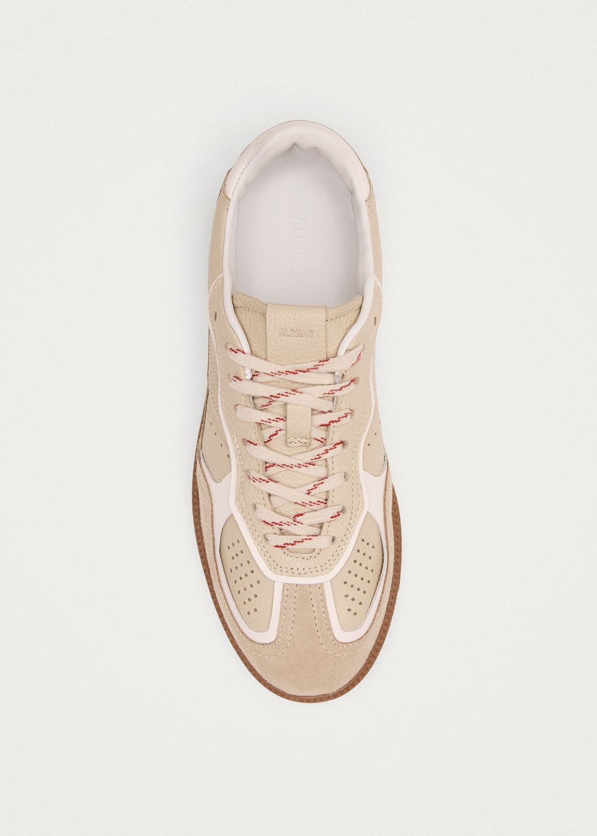Tb.490 Rife Grain Cream Leather Sneakers - Image 4
