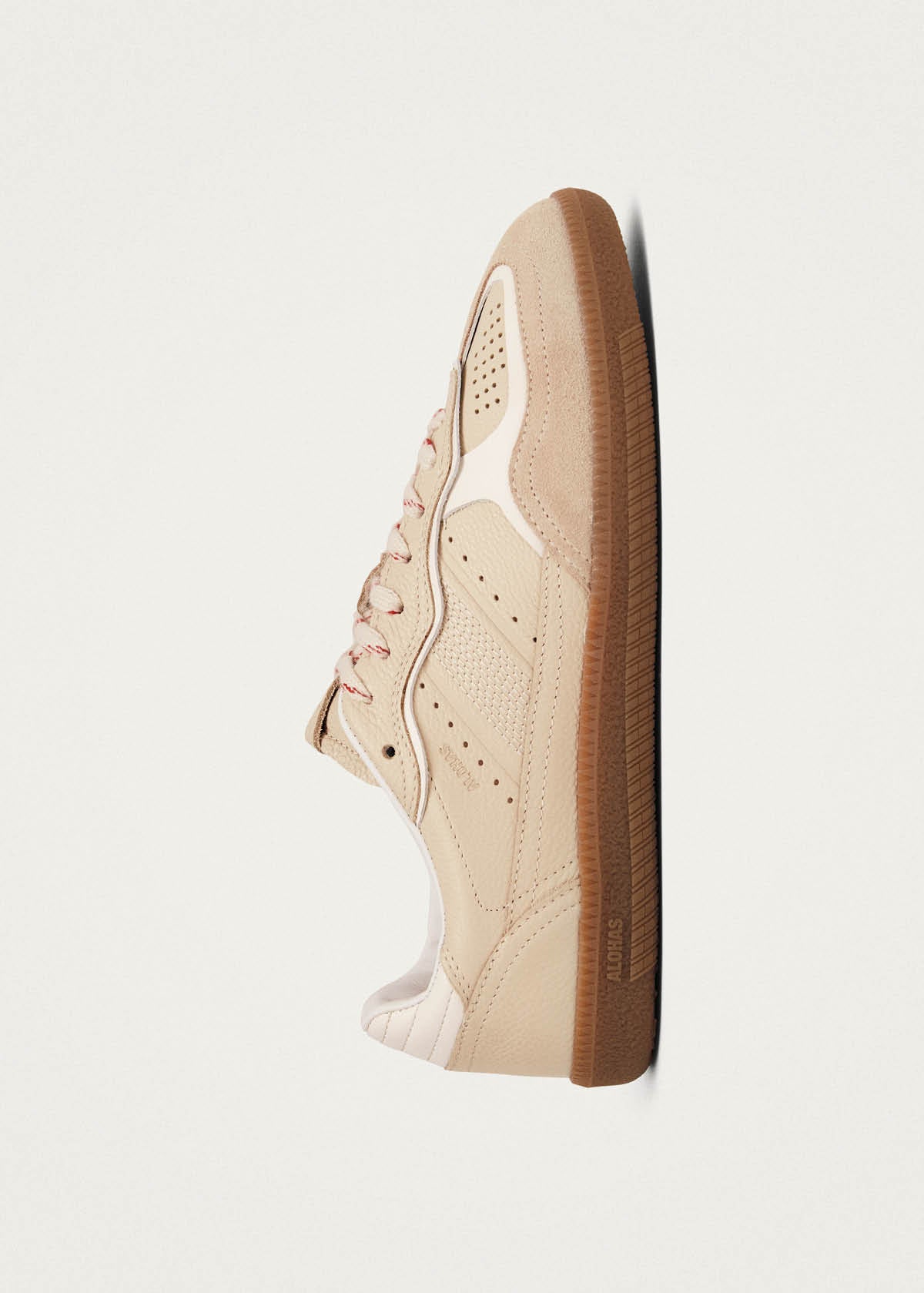 Tb.490 Rife Grain Cream Leather Sneakers - Image 5