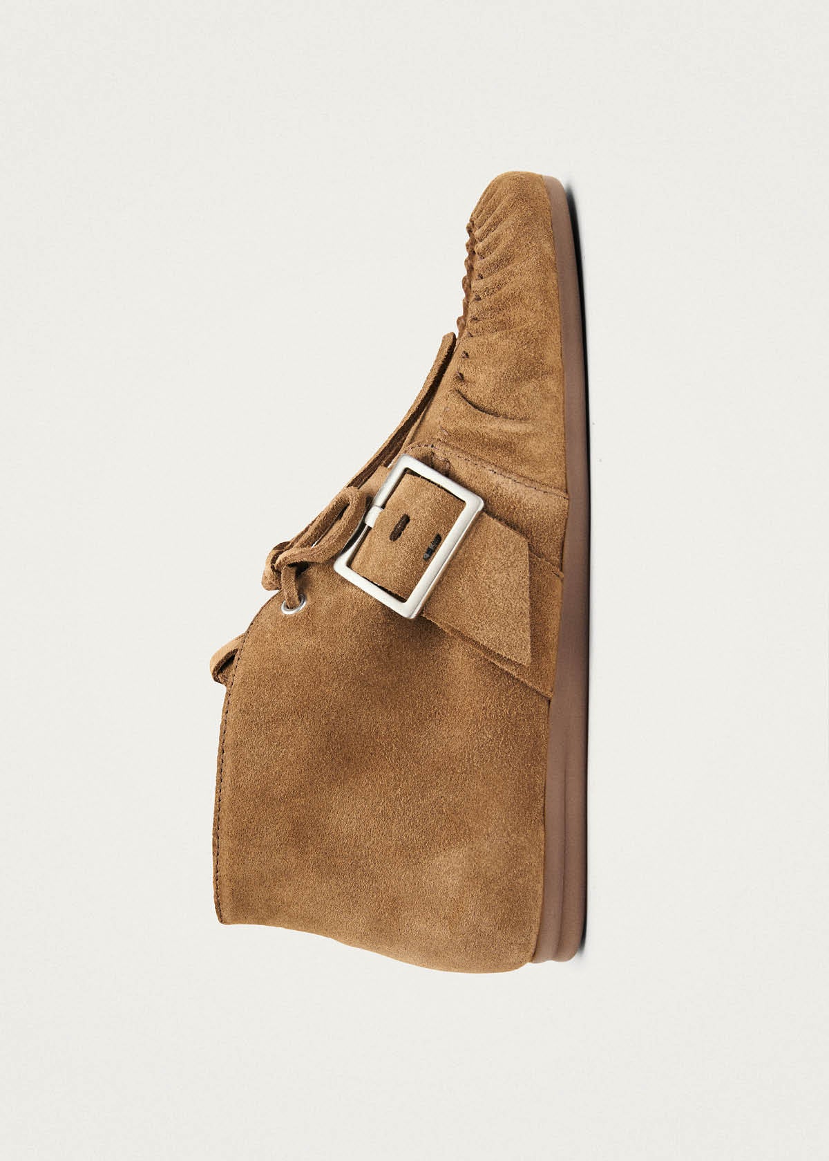 Bark Suede Tan Leather Loafers - Image 4