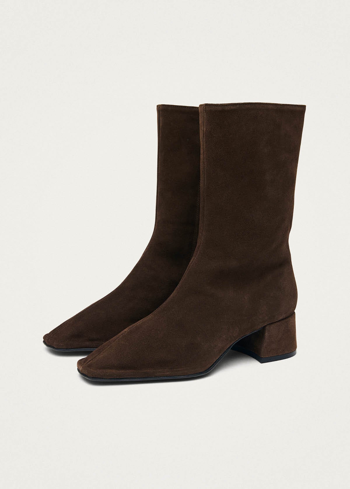 Berlin Suede Brown Leather Ankle Boots - Image 5