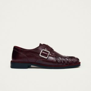 Brandy Burgundy Leather Loafers