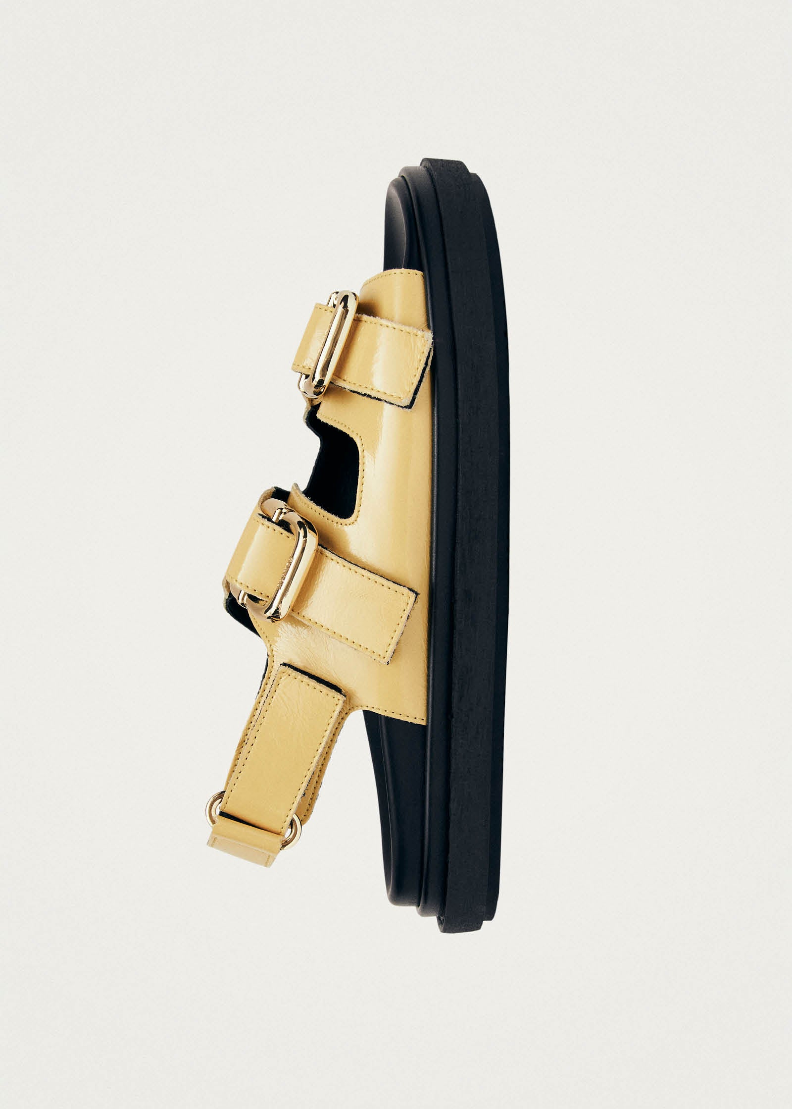 Harper Vanilla Patent Leather Sandals - Image 4