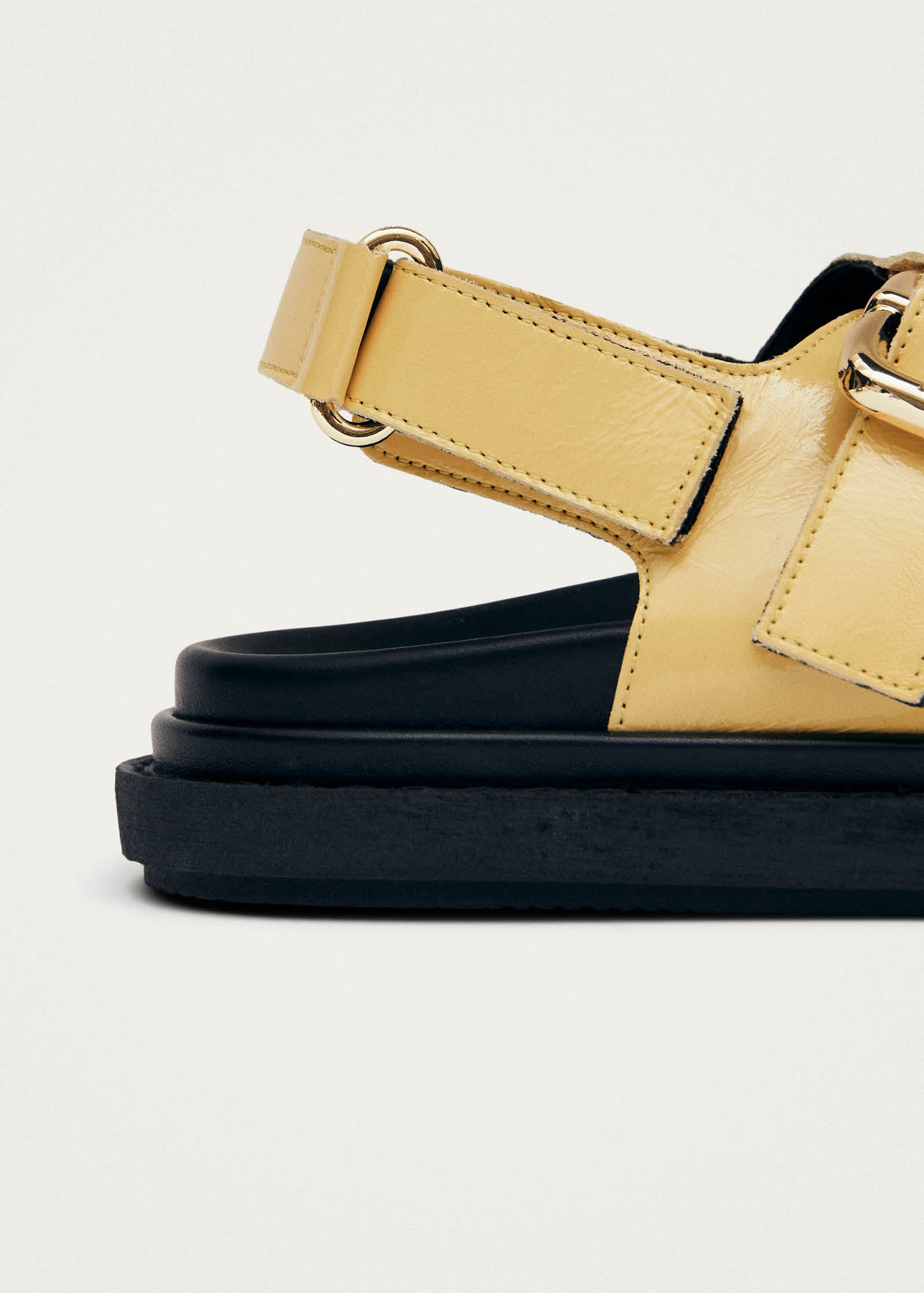 Harper Vanilla Patent Leather Sandals - Image 7