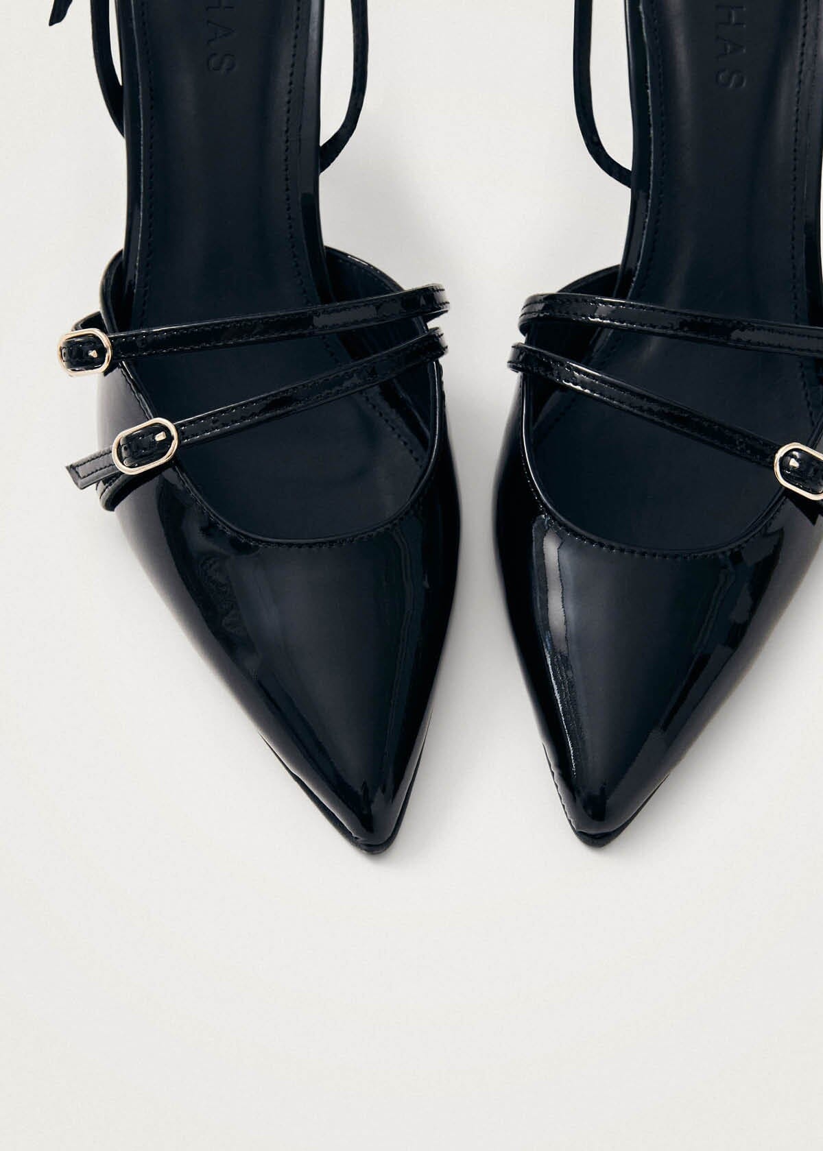 Joelle Black Patent Leather Pumps - Image 7