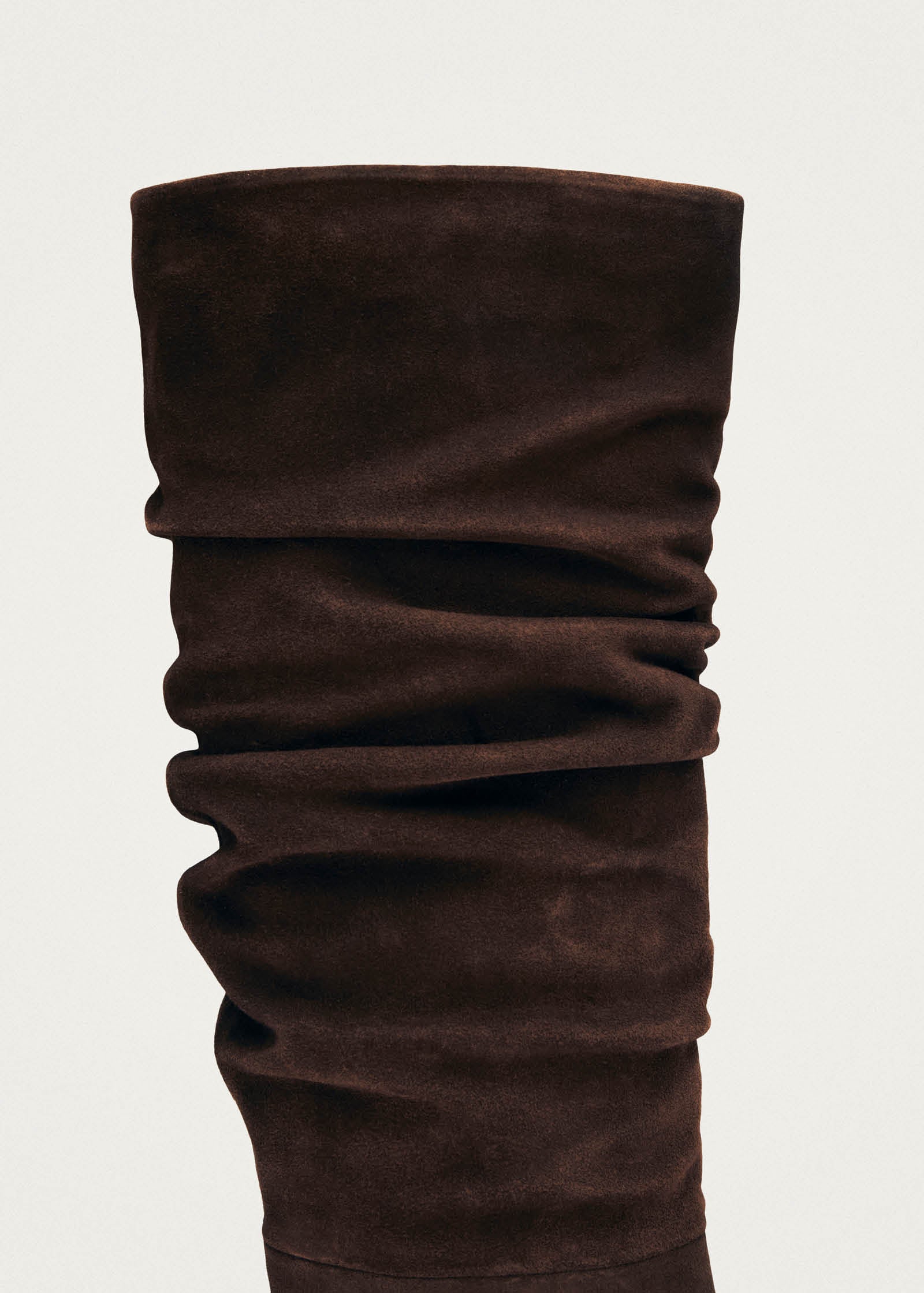 Kalila Suede Brown Leather Boots - Image 5