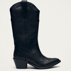 Liberty Black Leather Boots