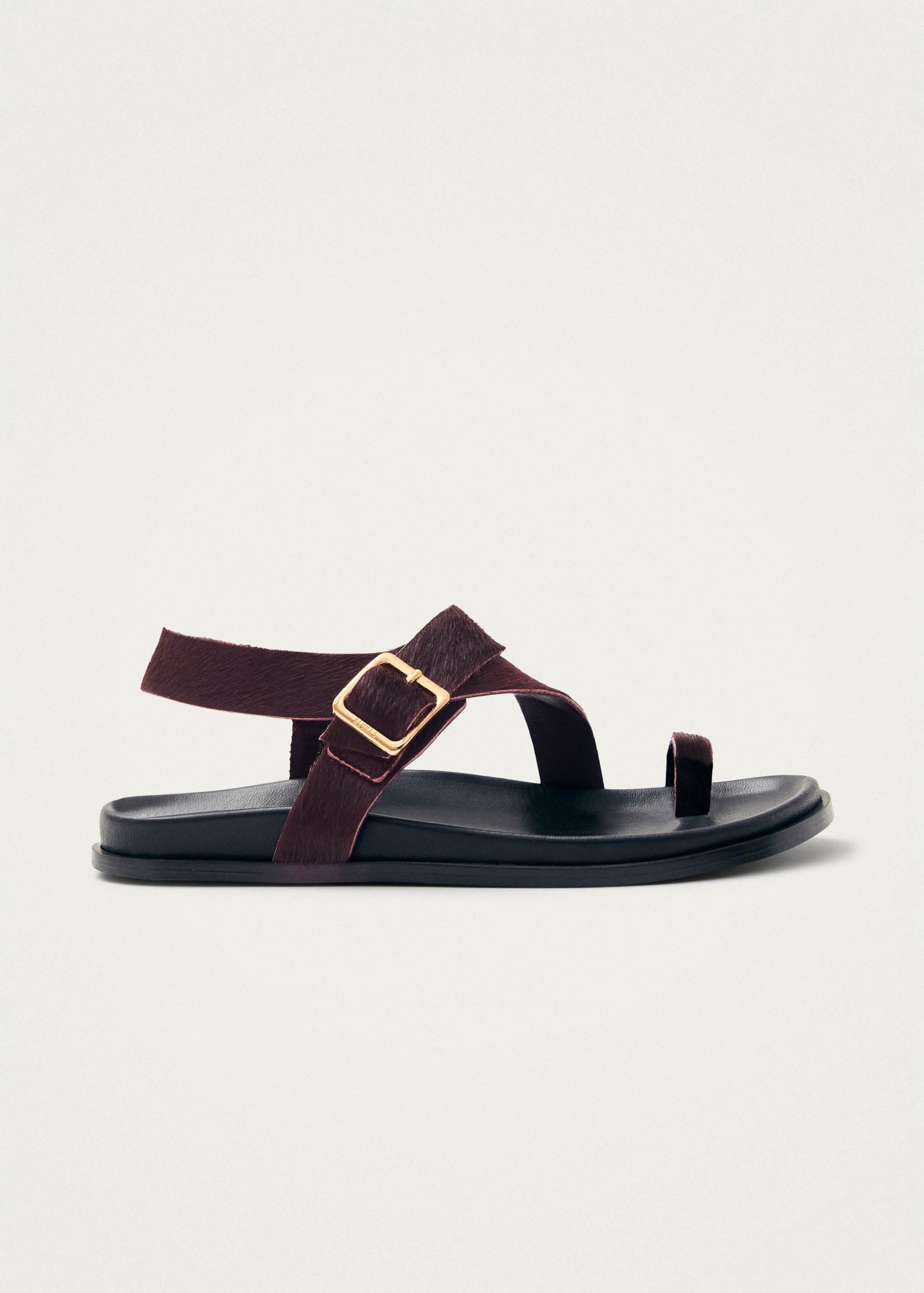 Siren Soft Burgundy Leather Sandals