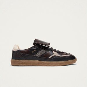 Tb.490 Club Brushed Dark Chocolate Leather Sneakers