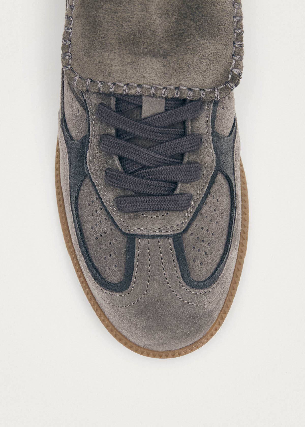 Tb.490 Club Suede Dark Grey Leather Sneakers - Image 7