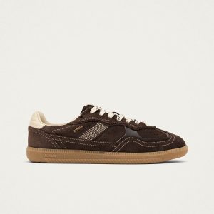 Tb.490 Rife Chocolate Cream Leather Sneakers